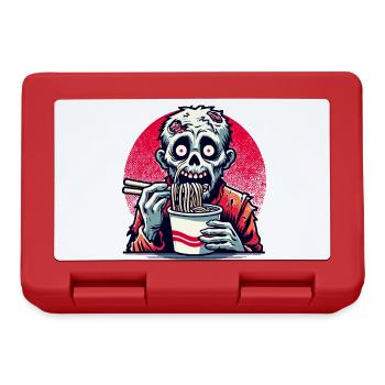 Zombie Ramen Noodles for Scary Movies Japanese - Lunchbox - red - Front