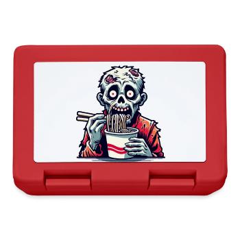 Zombie Ramen Noodles for Scary Movies Japanese - Lunchbox - red - Front