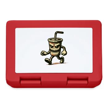 Scary drinking cup Drinks for scary movies - Lunchbox - red - Front