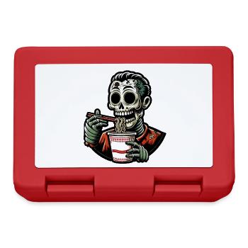 Zombie Ramen Noodles for Scary Movies Japanese - Lunchbox - red - Front