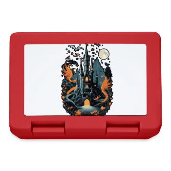 Spooky Haunted Castle Magical Haunted Castle - Lunchbox - red - Front