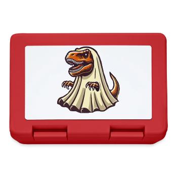 Mignon Dinosaure Fantôme Drôle T-Rex - Boîte à goûter - rouge - Devant