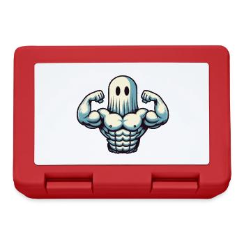 Bodybuilding Ghost Funny Gym Ghost - Lunchbox - red - Front