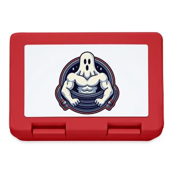 Musculation Ghost Drôle Gym Ghost - Boîte à goûter - rouge - Devant