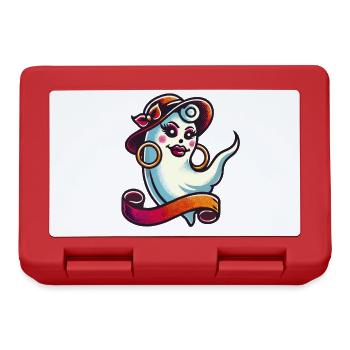 Funny Glamour Ghoul Flashy Halloween - Lunchbox - red - Front
