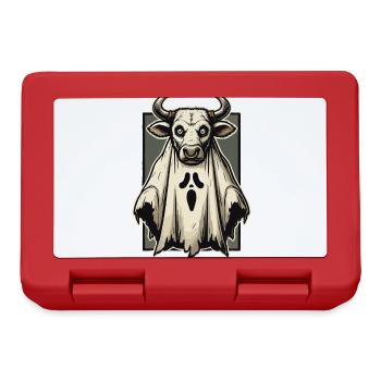 Idée de costume effrayant de vache fantôme taureau - Boîte à goûter - rouge - Devant
