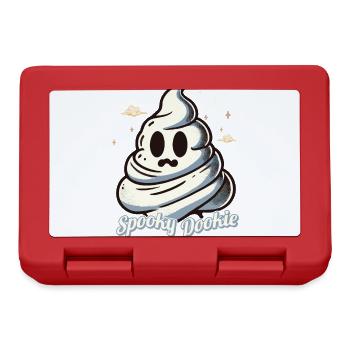 Funny Spooky Dookie Poop Pile Ghost - Lunchbox - red - Front