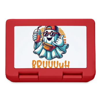 Scary funny halloween ghost - Lunchbox - red - Front