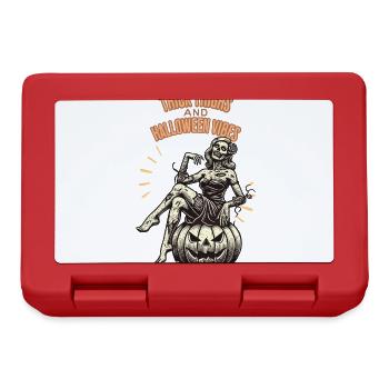 Fun Halloween: Thick Thighs and Vibes - Lunchbox - red - Front