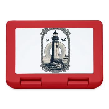 Phare Hobby Pêcheur Marin Style Vintage - Boîte à goûter - rouge - Devant