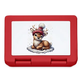 rMignon renne Noël Neige Vintage Sti - Boîte à goûter - rouge - Devant