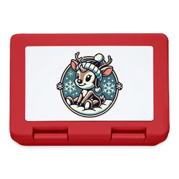 Adorable Vintage Design Christmas - Lunchbox - red - Front