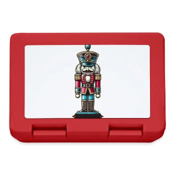 Christmas Nutcracker Retro Style - Lunchbox - red - Front