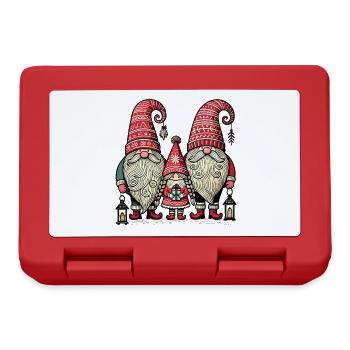 Gnomes de Noël Gnomes mignons Gnomes Gnomes - Boîte à goûter - rouge - Devant