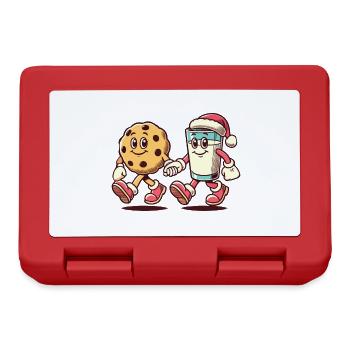 Biscuits and milk Christmas friends - Lunchbox - red - Front