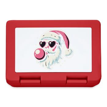 Sigma Santa with heart glasses and chewing gum - Lunchbox - red - Front