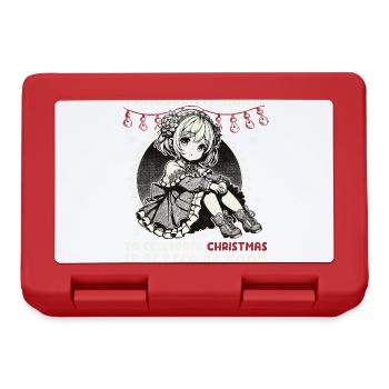 Anime Christmas Break for Special Celebration - Lunchbox - red - Front