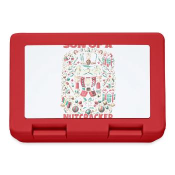 Son of a Nutcracker Christmas Artwork - Lunchbox - red - Front