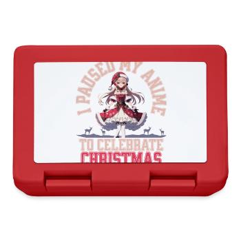 Anime Christmas for fans and lovers - Lunchbox - red - Front