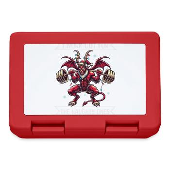 Conception de la formation de motivation de Noël Krampus - Boîte à goûter - rouge - Devant