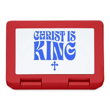 Citation Inspirante Chrétien - Boîte à goûter - rouge - Devant