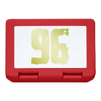 96 Number Vintage - Lunchbox - red - Front