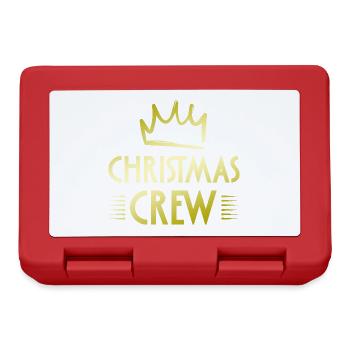Christmas Crew - Brotdose - Rot - Vorne