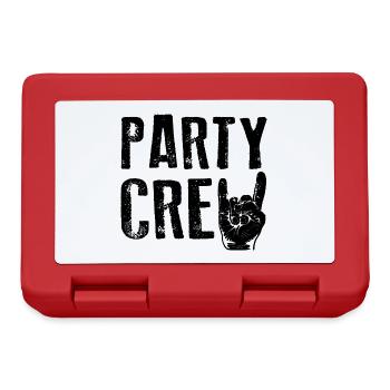 Party CREW Festival de musique Célébrations - Boîte à goûter - rouge - Devant