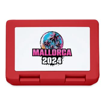 Mallorca 2024 Palm Trees - Lunchbox - red - Front