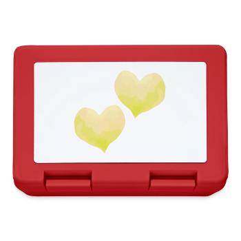 Coeurs Amour Dans Amour Mariage - Boîte à goûter - rouge - Devant