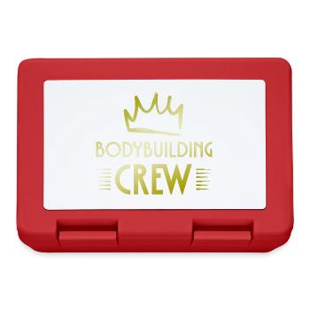 Équipe de musculation - Boîte à goûter - rouge - Devant