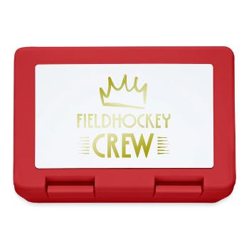 Fieldhockey Crew - Brotdose - Rot - Vorne