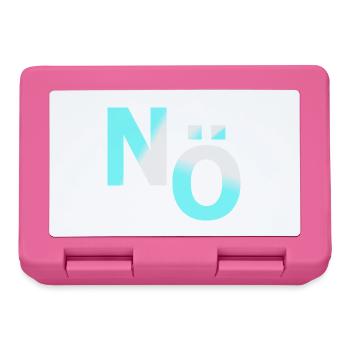 Nö Nein Dagegen Demo - Brotdose - Pink - Vorne
