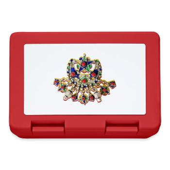 Kabyle afzim Schmuck - Brotdose - Rot - Vorne