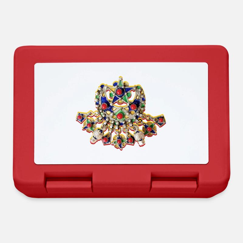 Bijoux kabyle afzim - Boîte à goûter - rouge