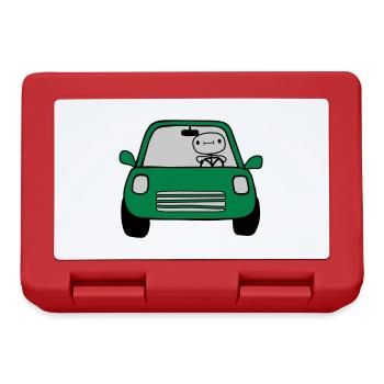 Driver Comic Car - Lunchbox - red - Front