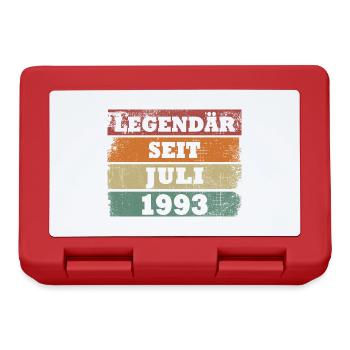 Legendär seit Juli 1993 Geburtstagsgeschenk - Brotdose - Rot - Vorne