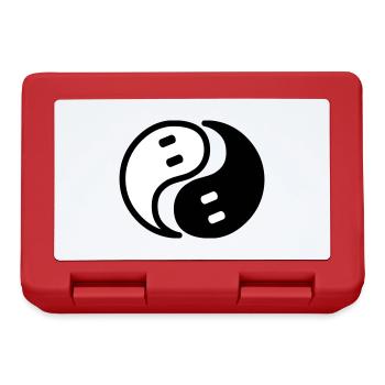 Ghost Yin Yang - Lunchbox - red - Front