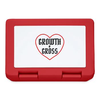 Growth is not Gross . Healing sarcastic - Lunchbox - red - Front