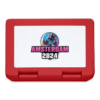 Amsterdam 2024 Palm Trees - Lunchbox - red - Front