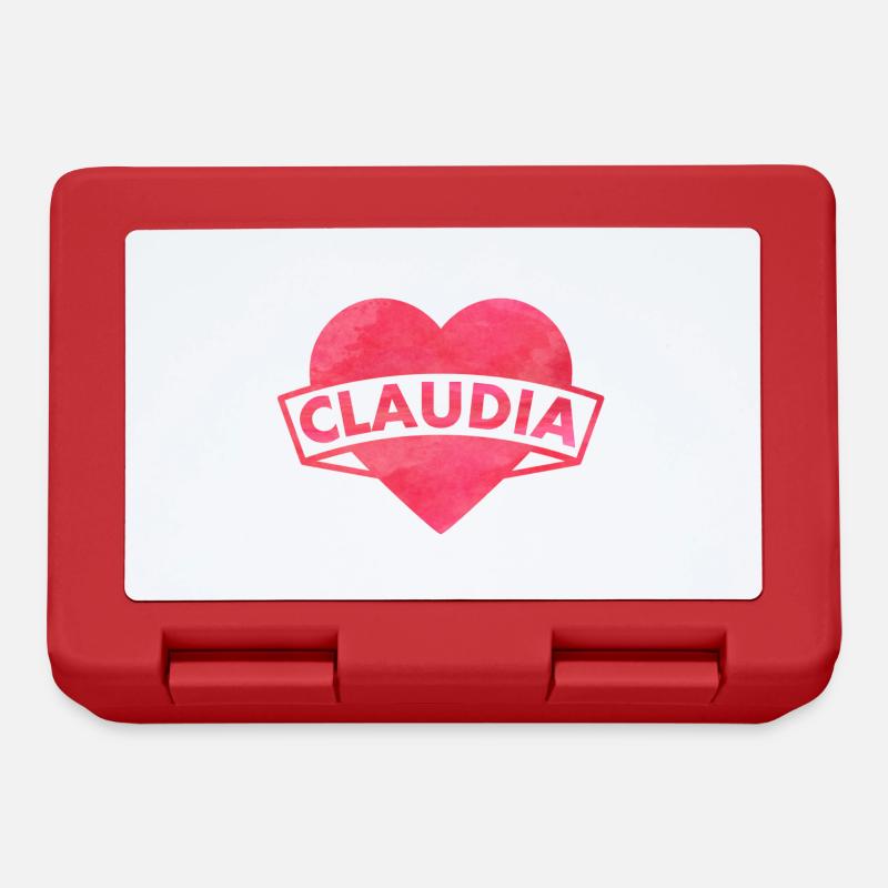 Claudia - Boîte à goûter - rouge