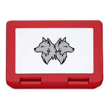 Wolf Team Rudel - Brotdose - Rot - Vorne