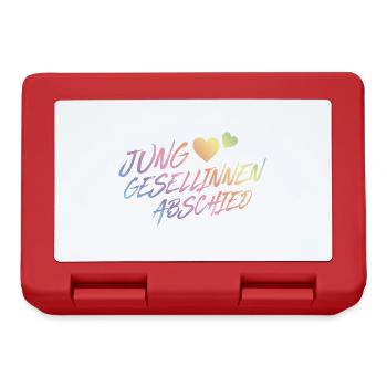 Hen Party Jga Heart Colorful - Lunchbox - red - Front