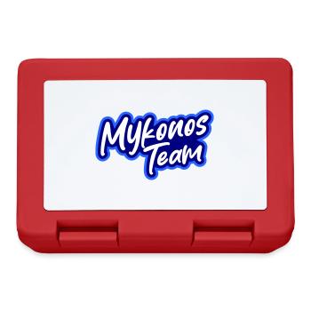 Mykonos Team - Brotdose - Rot - Vorne