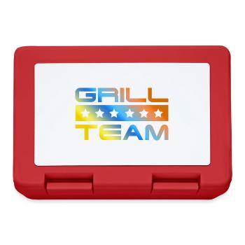 Grill Crew Bunt - Brotdose - Rot - Vorne