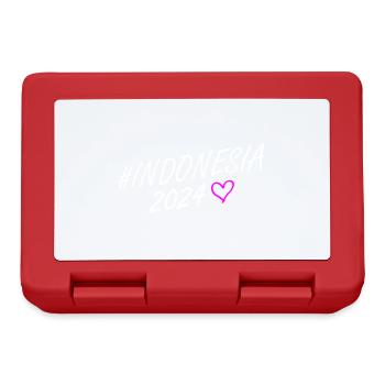 Indonesia 2024 Heart Trip - Lunchbox - red - Front