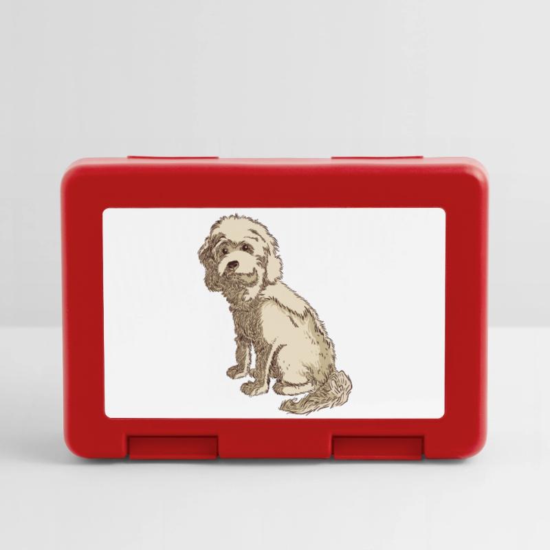 Dessin de chien cockapoo d'un cockapoo Boîte à goûter