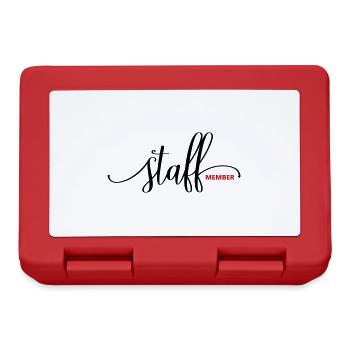 Staff Member - Lunchbox - red - Front