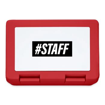 Membre du personnel - Boîte à goûter - rouge - Devant