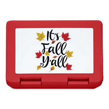 It's Fall Y'all - Autumn Lover - Lunchbox - red - Front